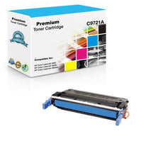 Compatible HP C9721A 641A Toner Cartridge Cyan 8K