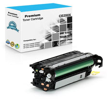 Compatible HP CE250X, 504X Toner Cartridge Black 10500 Pages