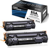 Compatible HP CE285A 85A Toner Cartridge Black 2 Pack