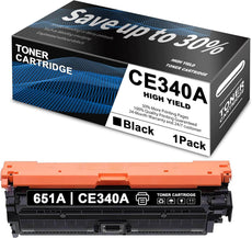 Compatible HP CE340A 651A Toner Cartridge Black 13.5K