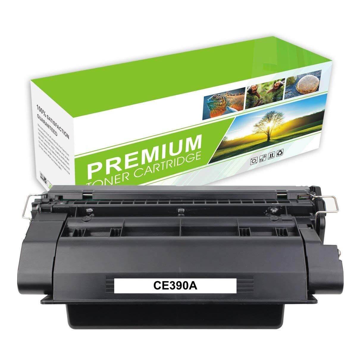 Compatible HP CE390A 90A Toner Cartridge Black 10K - TonerParts