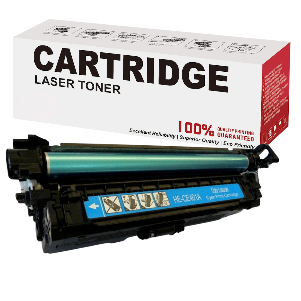 Compatible HP CE401A 507A Toner Cartridge Cyan 6K