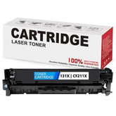 Compatible HP CF211A 131A Toner Cartridge Cyan 1.8K