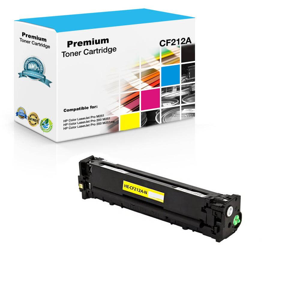 Compatible HP CF212A 131A Toner Cartridge Yellow 1.8K - TonerParts