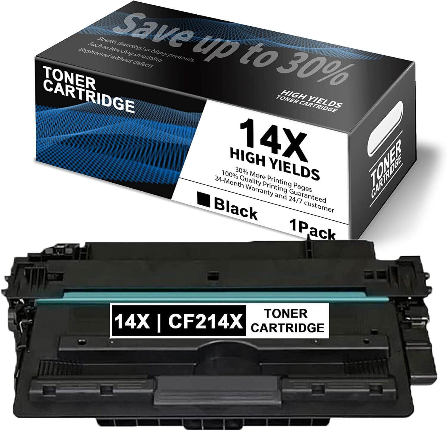 Compatible HP CF214X 14X Toner Cartridge Black 17K - TonerParts