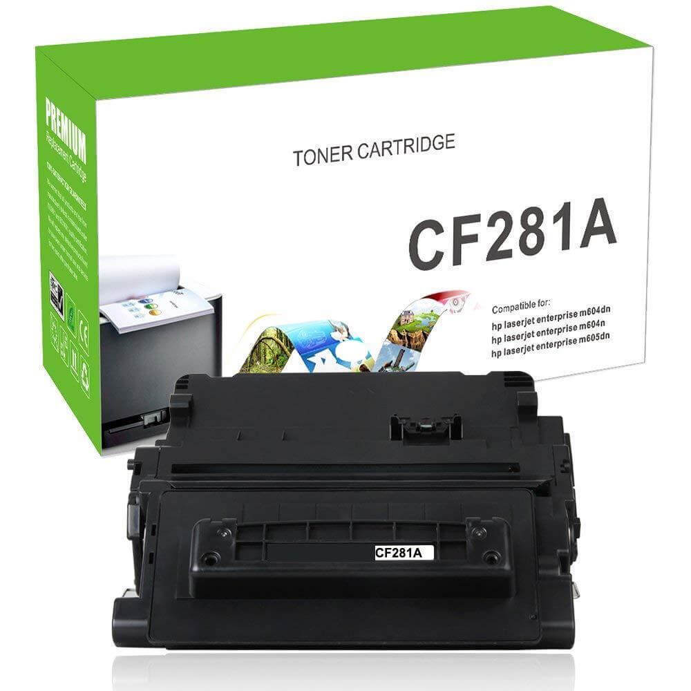 Compatible HP CF281A 81A Toner Cartridge Black 10.5K - TonerParts
