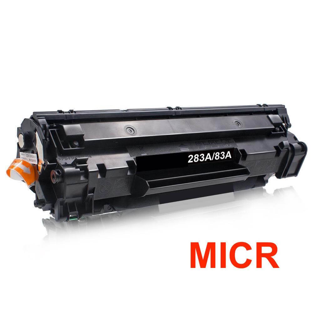 Compatible HP CF283A 83A MICR Toner Cartridge Black 1.5K - TonerParts