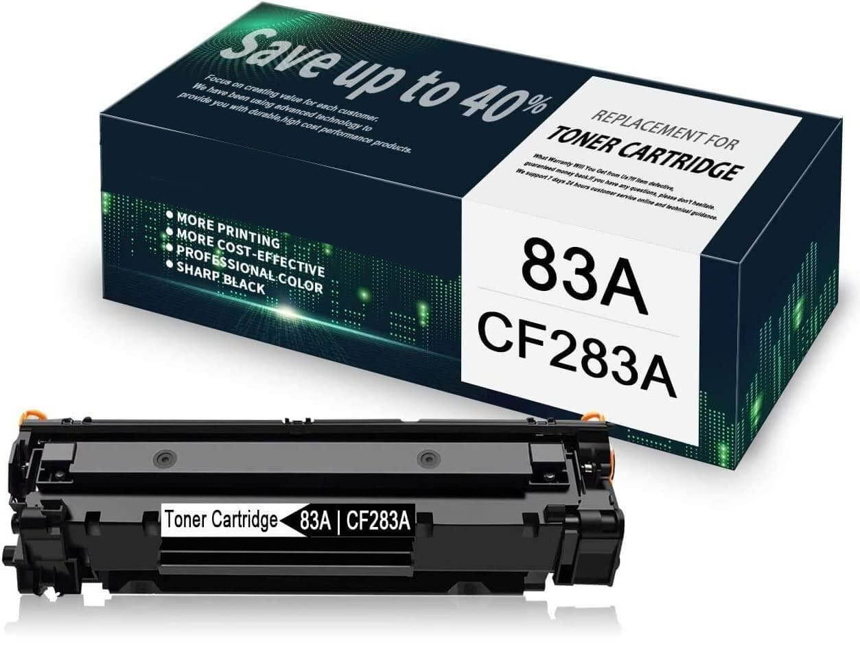Compatible HP CF283A 83A Toner Cartridge Black 1.5K - TonerParts