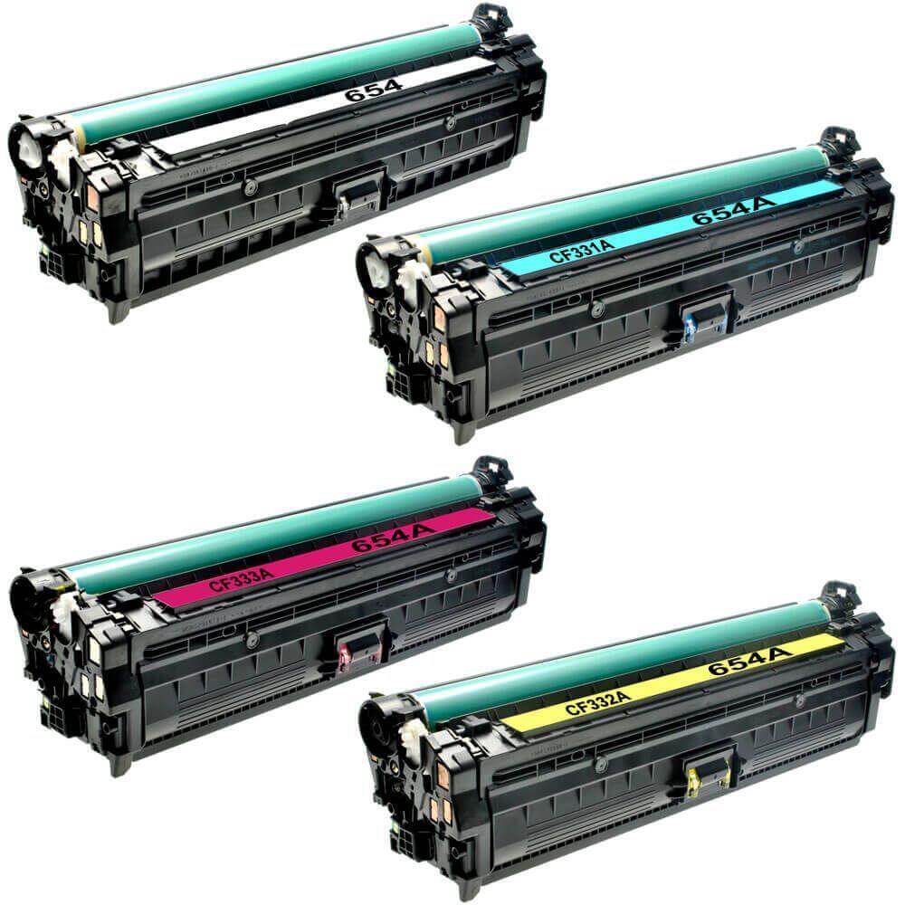 Compatible HP CF320A CF331A CF332A CF333A Toner Cartridges Value Pack
