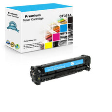 Compatible HP CF381A 312A Toner Cartridge Cyan 2.7K