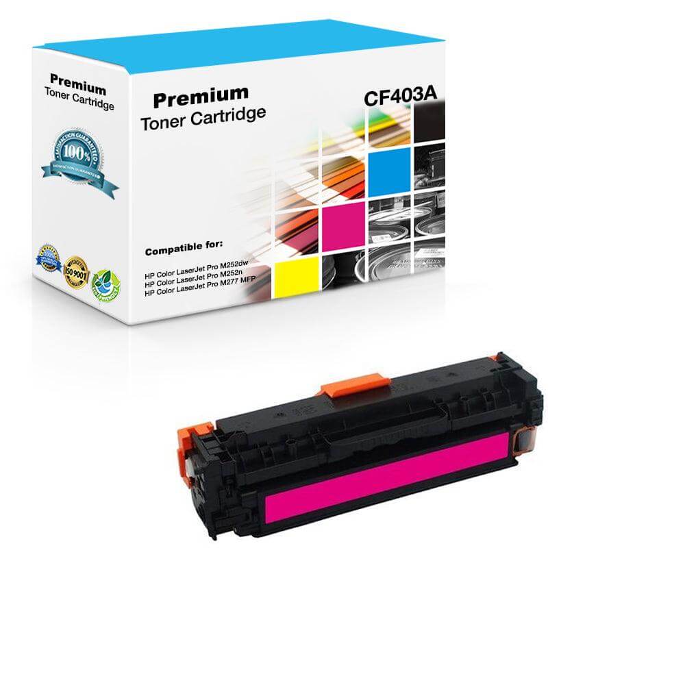 Compatible HP CF403A 201A Toner Cartridge Magenta 1400 Pages - TonerParts