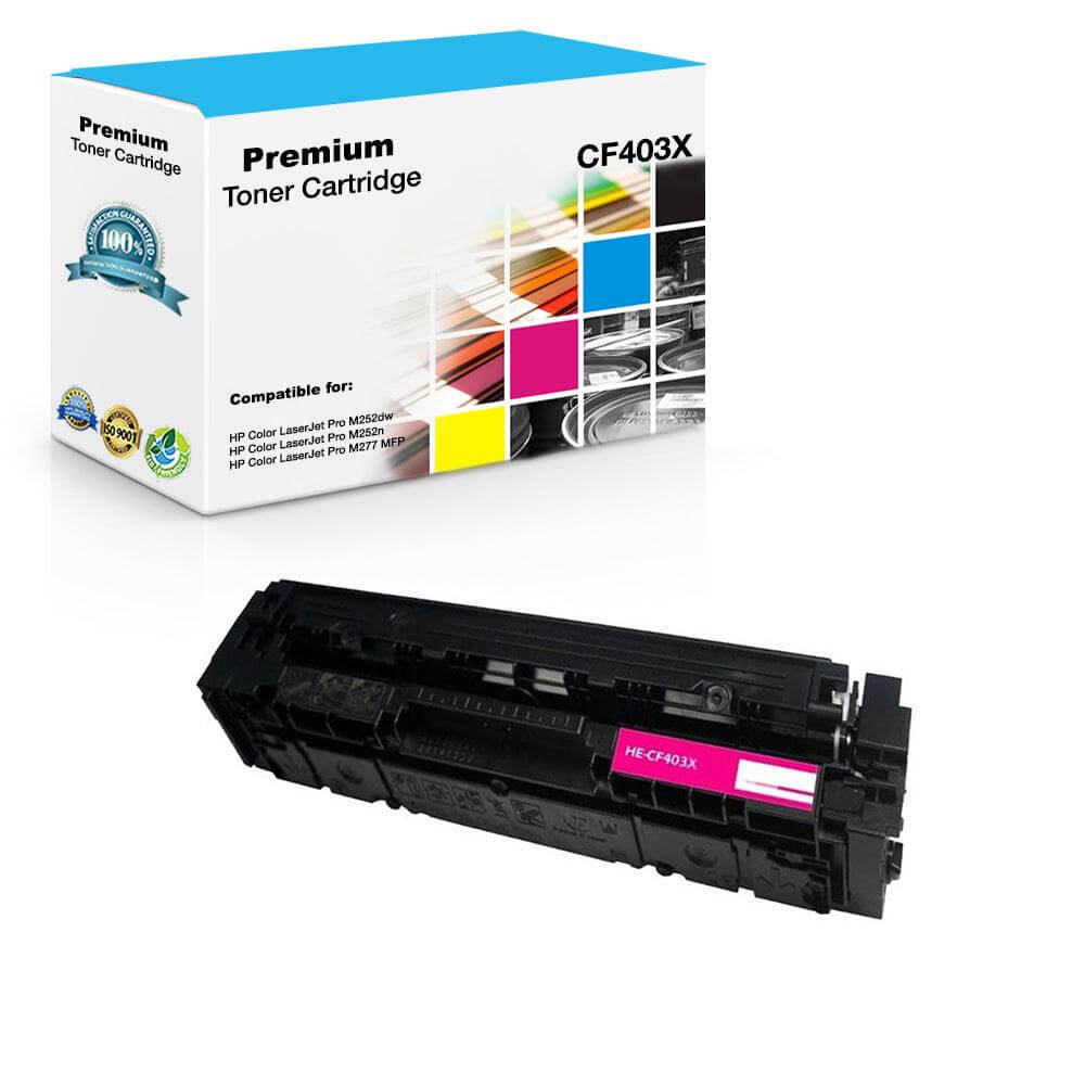 Compatible HP CF403X 201X Toner Cartridge Magenta 2300 Pages - TonerParts
