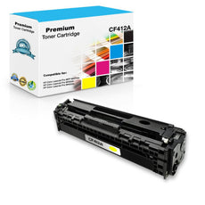 Compatible HP CF412A 410A Toner Cartridge Yellow 2.3K