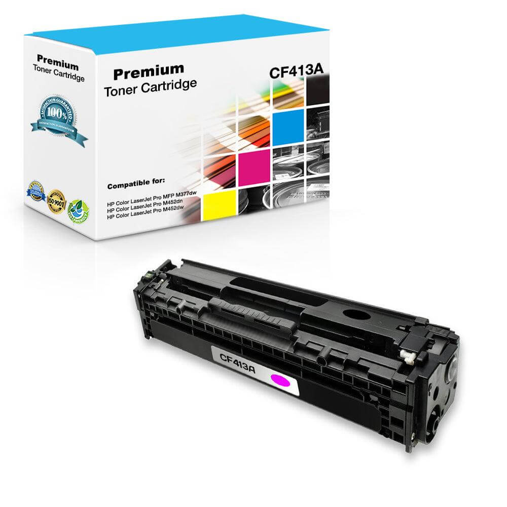 Compatible HP CF413A 410A Toner Cartridge Magenta 2.3K - TonerParts