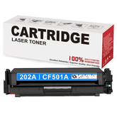 Compatible HP CF501A 202A Toner Cartridge Cyan 1300 Pages