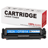 Compatible HP CF501A 202A Toner Cartridge Cyan 1300 Pages