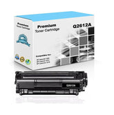 Compatible HP Q2612A 12A Toner Cartridge Black 2.5K