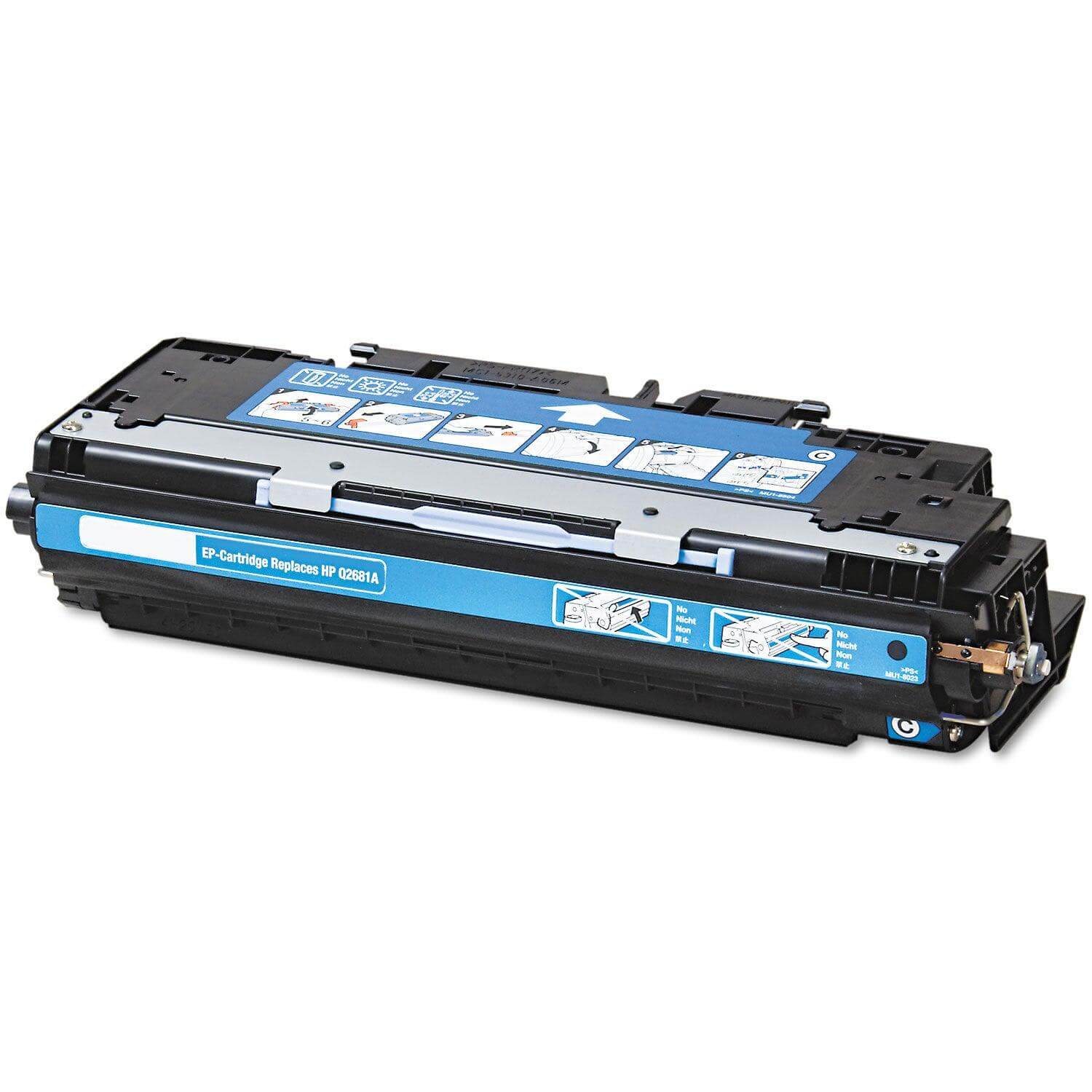 Compatible HP Q2681A 311A Toner Cartridge Cyan 6K - TonerParts