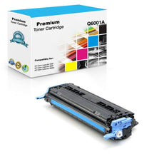 Compatible HP Q6001A 124A Toner Cartridge Cyan 2.5K