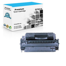 HP Q7551A 51A Compatible Toner Cartridge – Black, 6,500 Pages