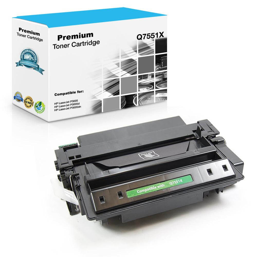 Compatible HP Q7551X 51X Toner Cartridge 12K - TonerParts