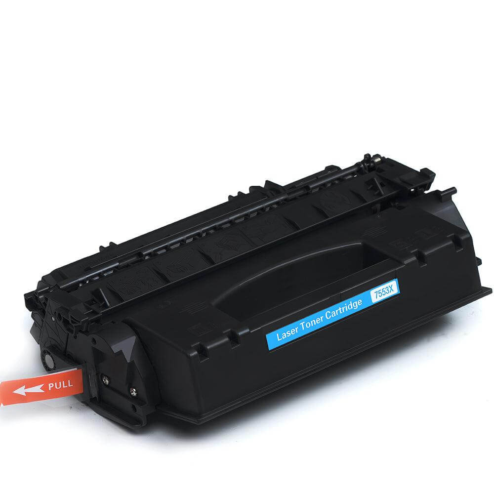 Compatible HP Q7553X 53X Toner Cartridge Black 7K - TonerParts