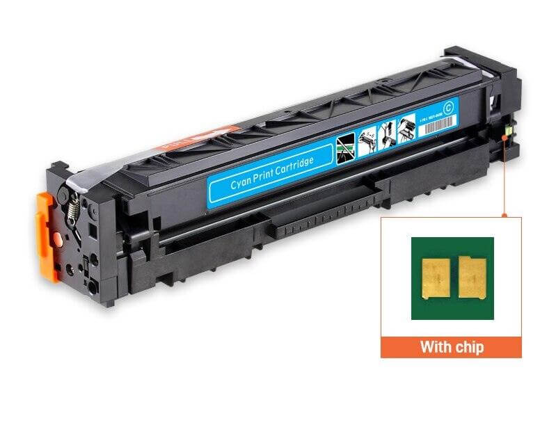 Compatible HP W2021A 414A Toner Cartridge Cyan 2.1K With Chip - TonerParts
