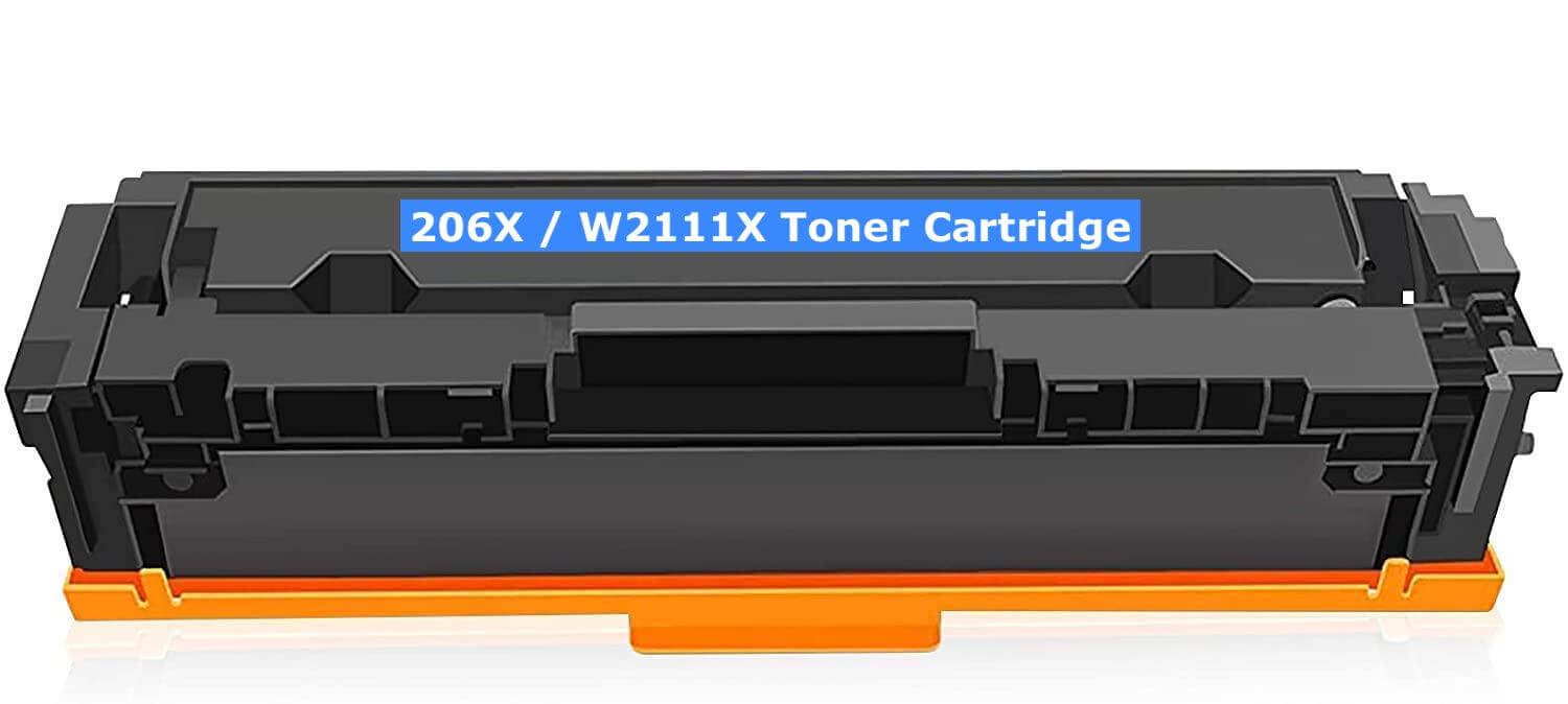 Compatible HP W2111X 206X Toner Cartridge Cyan With Chip 2.45K - TonerParts