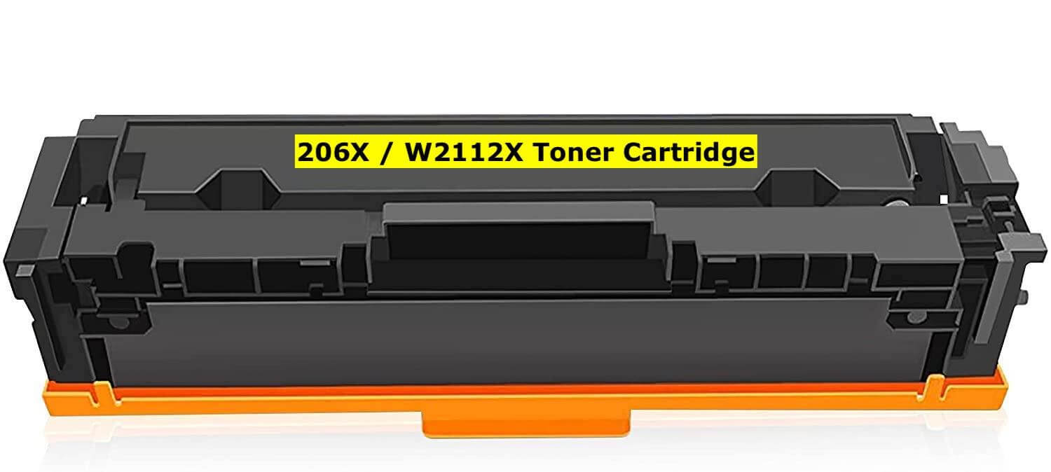 Compatible HP W2112X 206X Toner Cartridge Yellow With Chip 2.45K - TonerParts