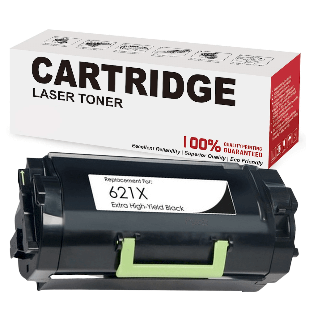 Compatible Lexmark 62D1X00 621X Toner Cartridge Black 45K - TonerParts