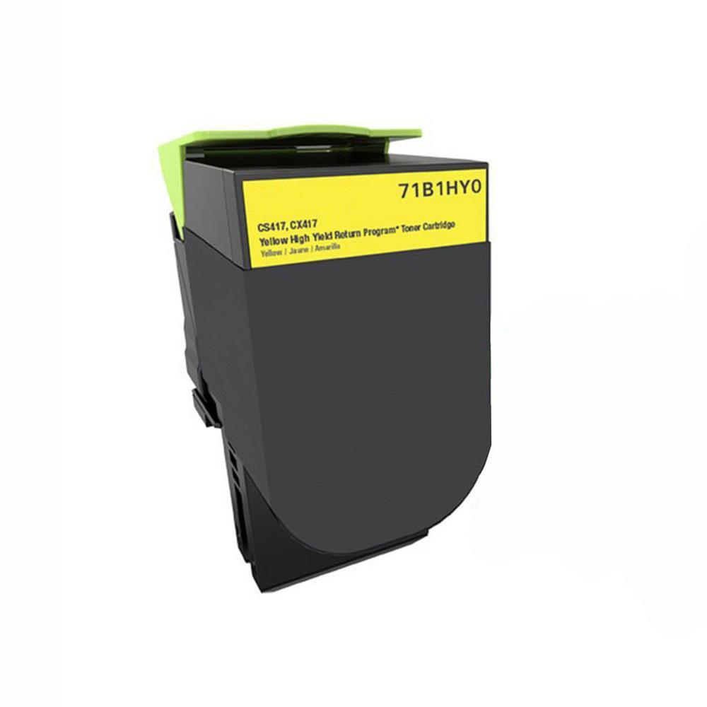 Compatible Lexmark 71B1HY0 Toner Cartridge Yellow 3.5K - TonerParts