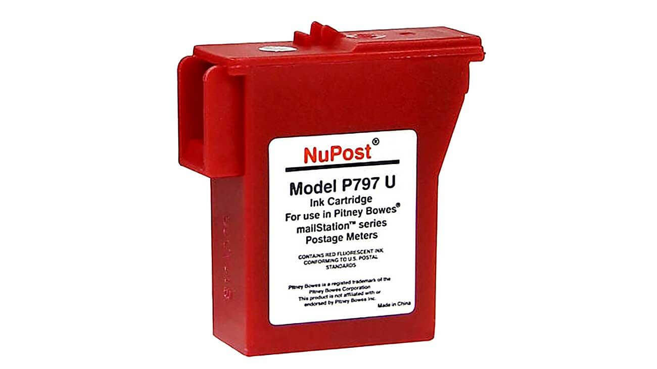 Compatible Pitney Bowes 797-0 Ink Cartridge For Postage Meter K700 Red - TonerParts