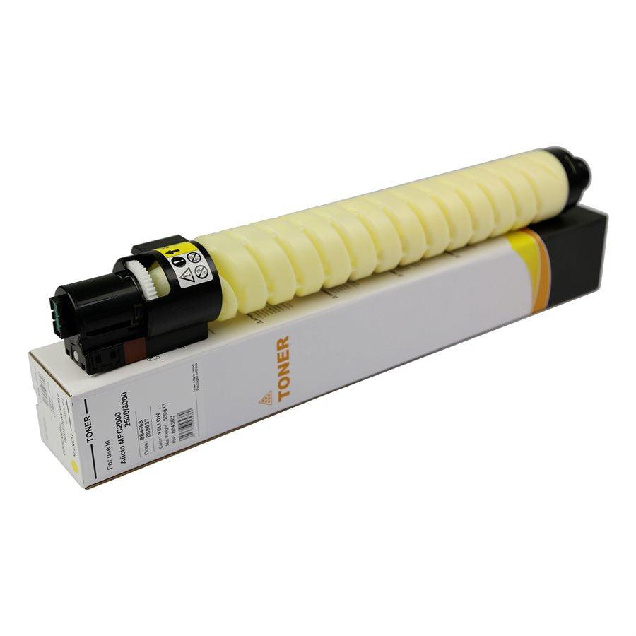 Compatible Ricoh 884963 888637 841339 Toner Cartridge Yellow 15K