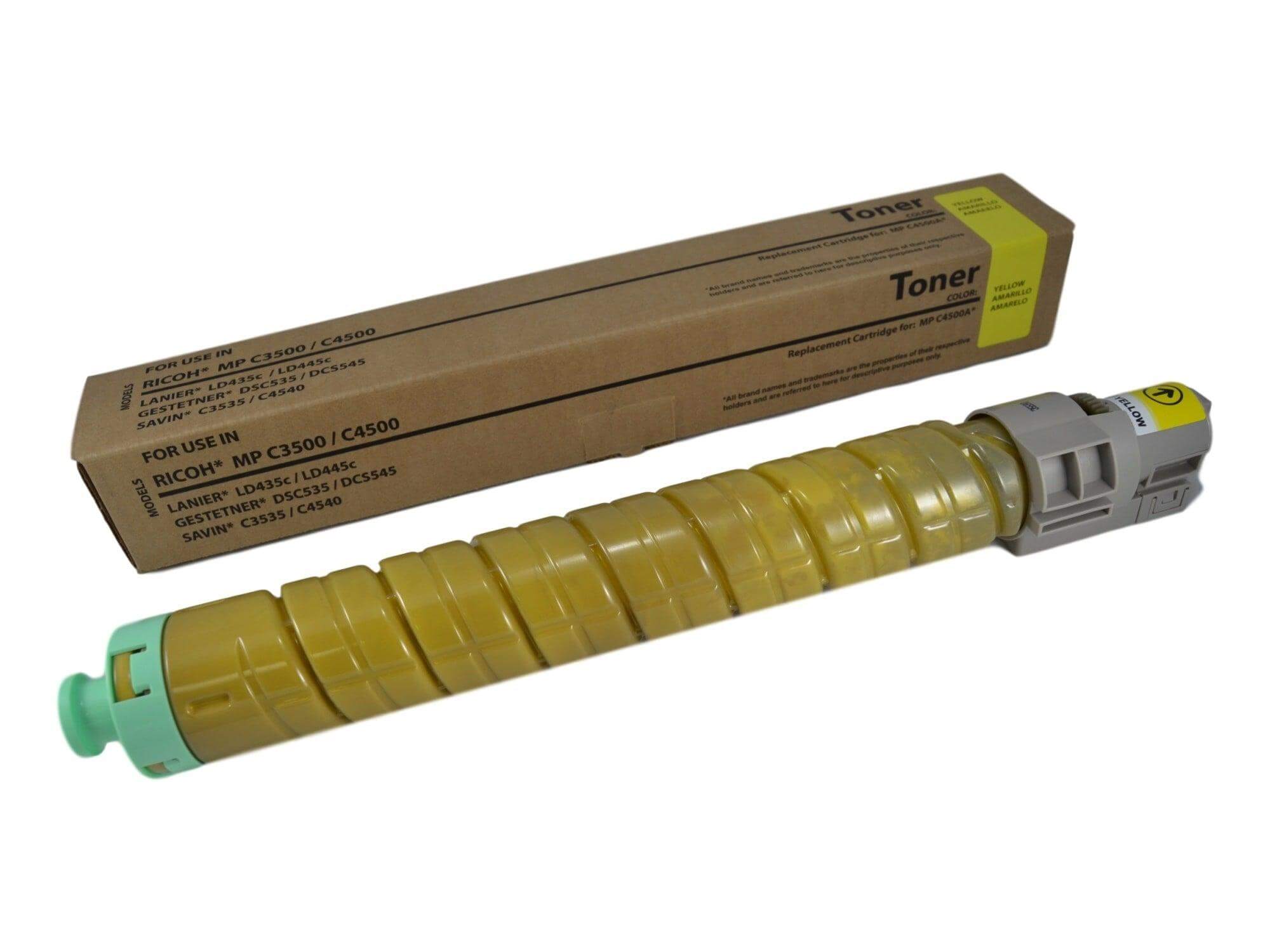 Compatible Ricoh 888605 841343 Toner Cartridge Yellow 17K - TonerParts