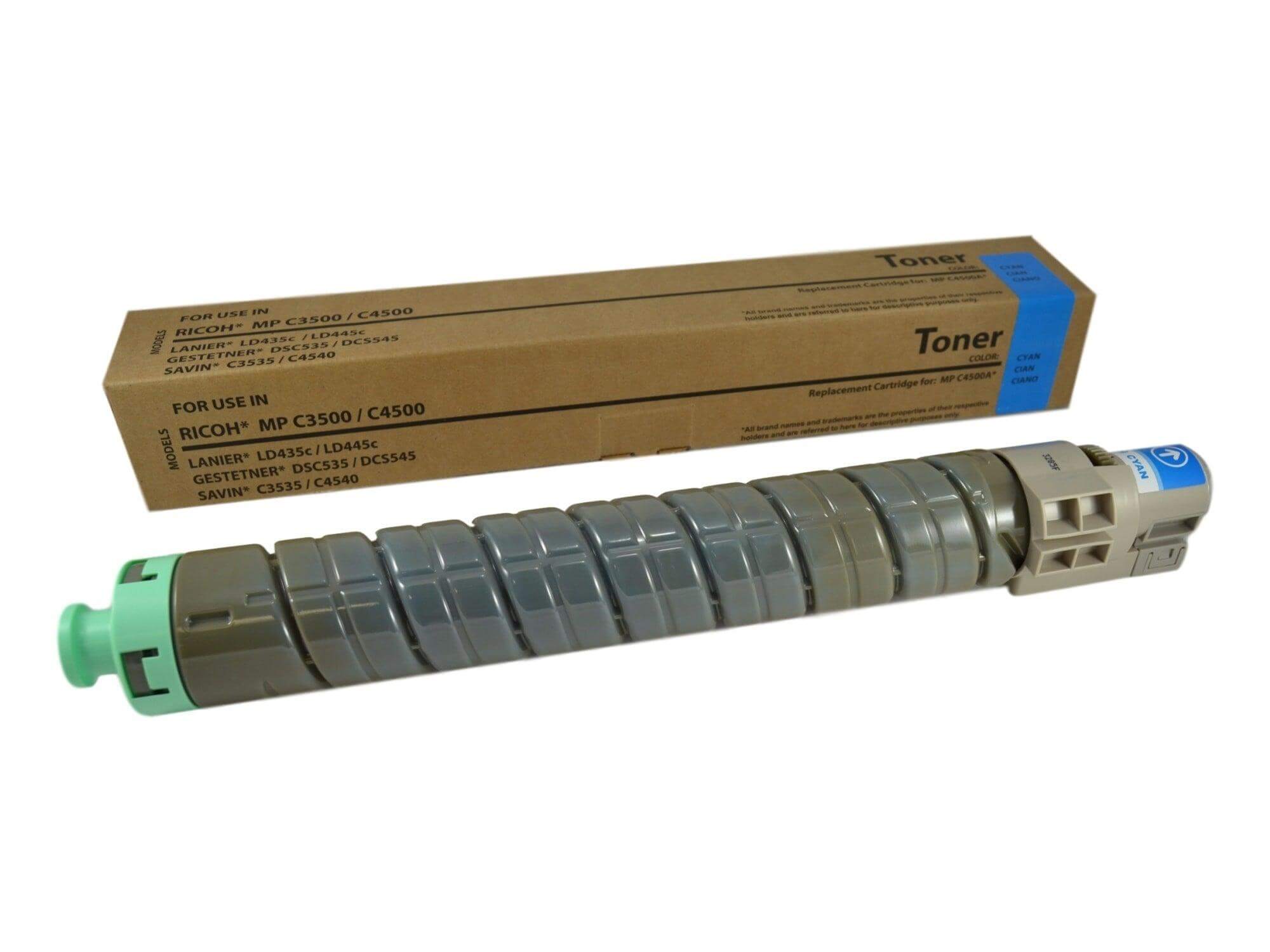 Compatible Ricoh 888607 841345 Toner Cartridge Cyan 17K - TonerParts