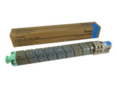 Compatible Ricoh 888607 841345 Toner Cartridge Cyan 17K