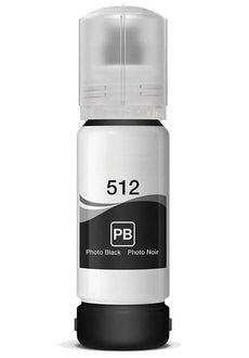 Compatible T512 T512120 Ink Bottle Inkjet Photo Black 6.5K