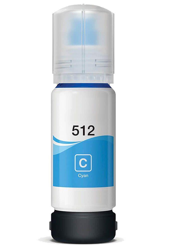Compatible T512 T512220 Ink Bottle Inkjet Cyan 5.2K - TonerParts
