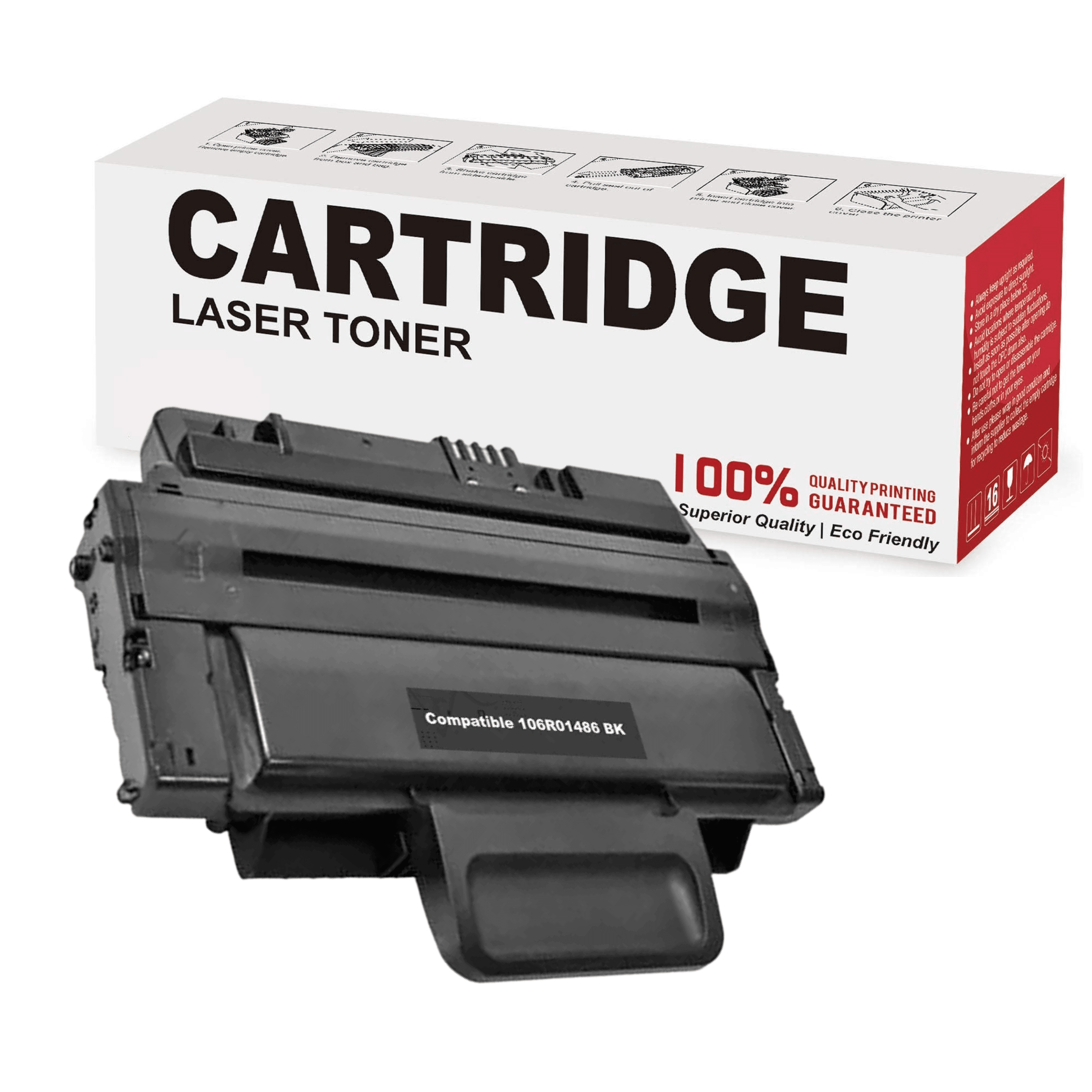 Compatible Xerox 106R01486 Toner Cartridge Black 4.1K - TonerParts