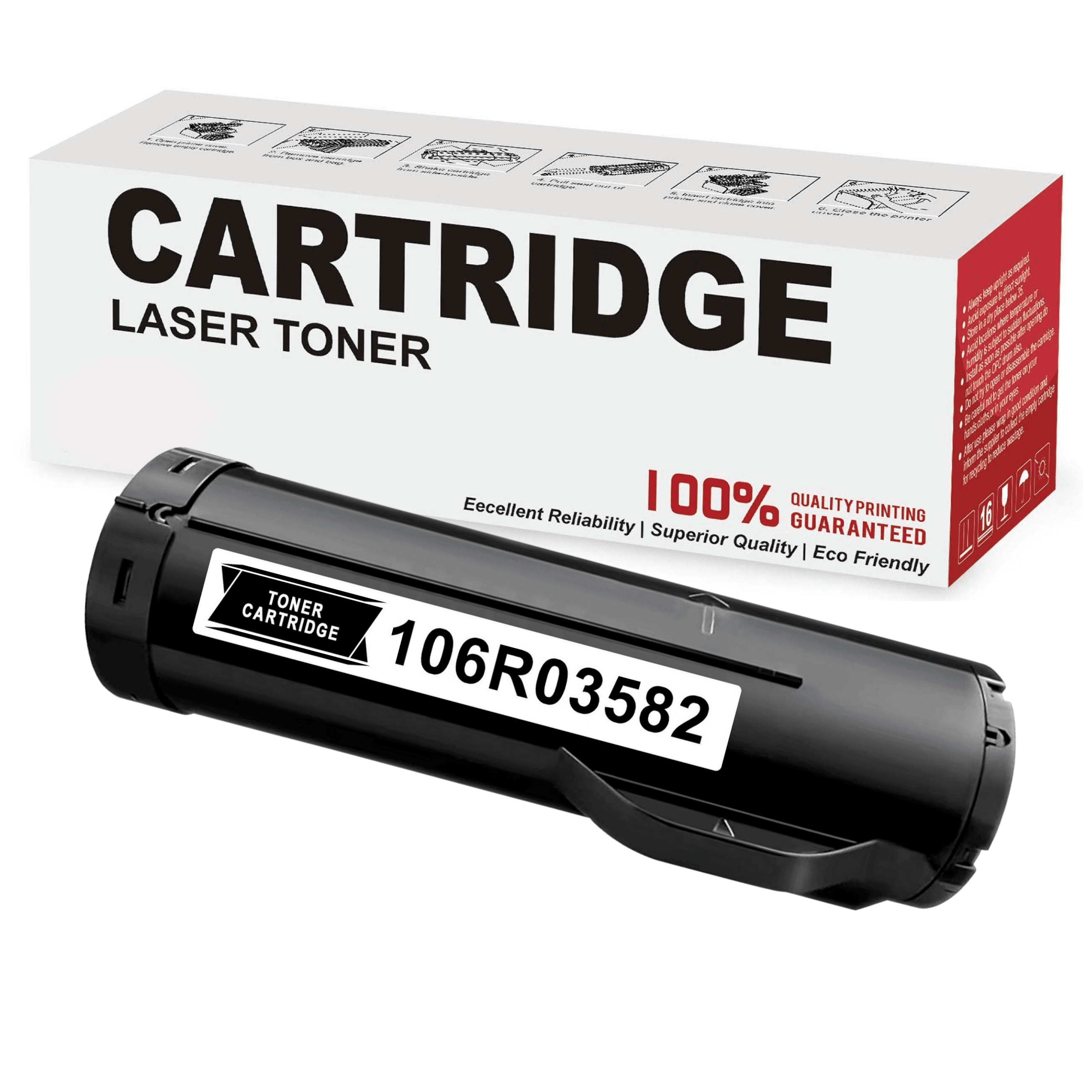 Compatible Xerox 106R03582 Toner Cartridge Black 13.9K - TonerParts