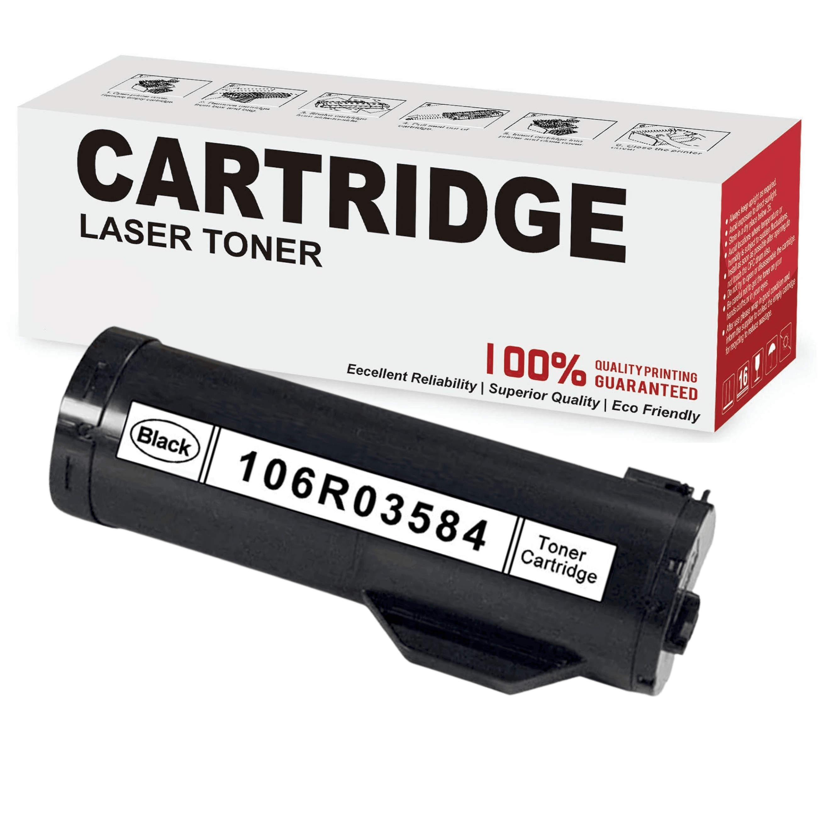 Compatible Xerox 106R03584 Toner Cartridge Black 24.6K - TonerParts