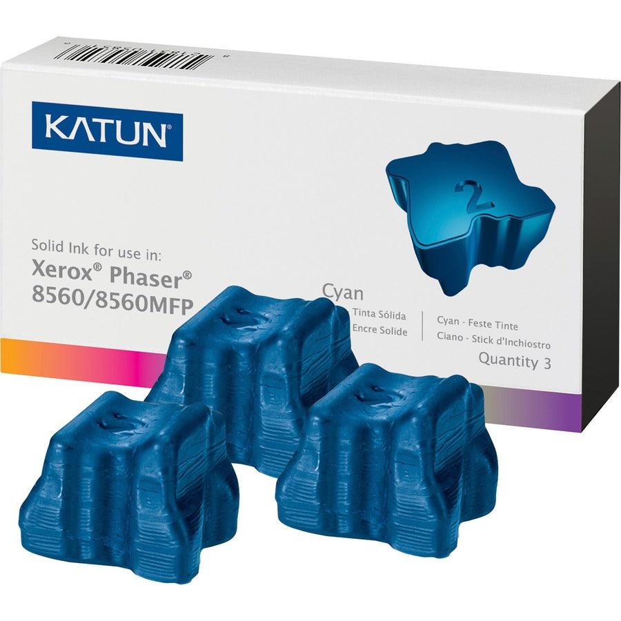 Compatible Xerox 108R00723 Solid Ink Cyan Katun 3PK 3.4K - TonerParts