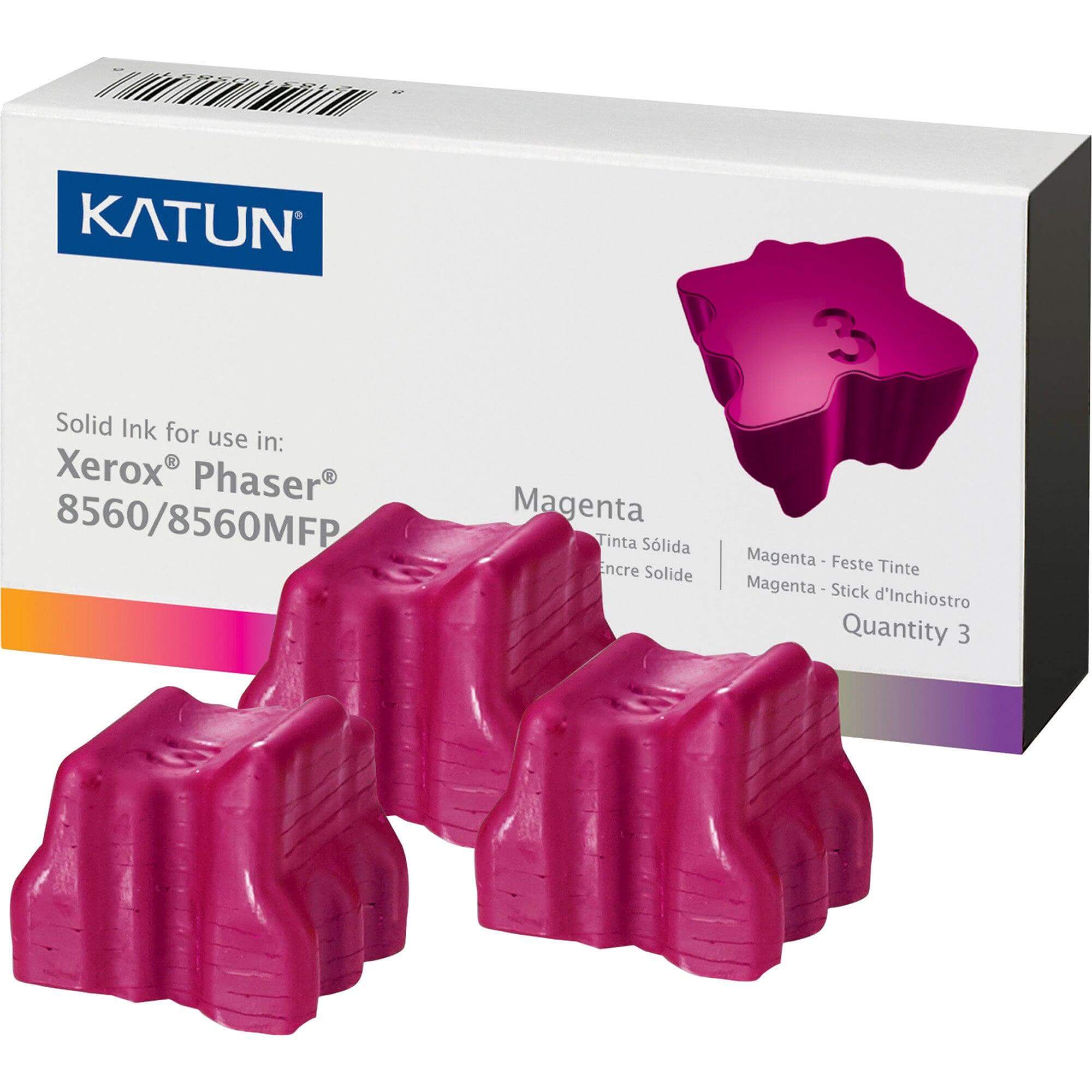 Compatible Xerox 108R00724 Solid Ink Magenta Katun 3PK 3.4K - TonerParts