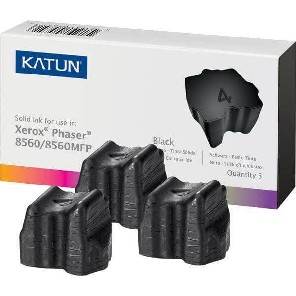 Compatible Xerox 108R00726 Solid Ink Black Katun 3PK 3.4K - TonerParts