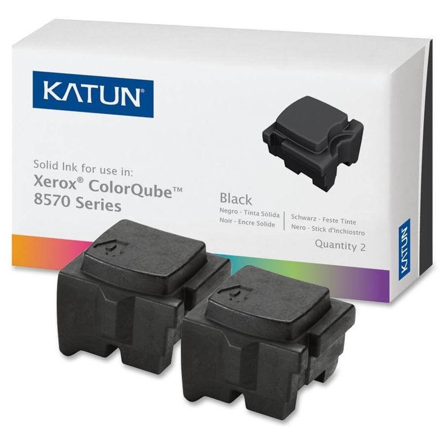 Compatible Xerox 108R00929 Solid Ink Black Katun 2 Sticks