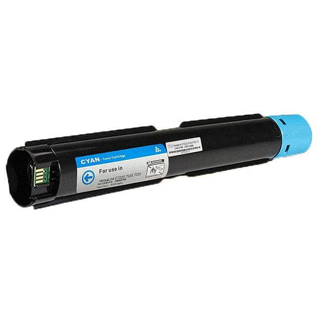 Compatible Xerox C7020 106R03740 Cyan Toner Cartridge 16.5K - TonerParts