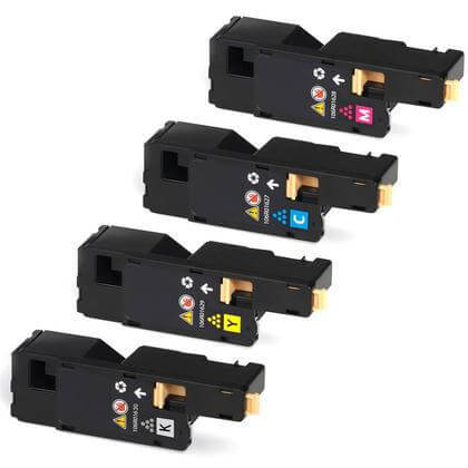 Compatible Xerox Phaser 6010 WorkCentre 6015 Toner Cartridges BCYM Value Pack - TonerParts