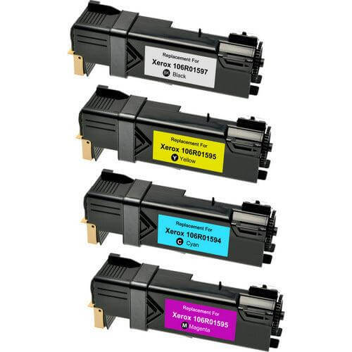Compatible Xerox Phaser 6500 Workcentre 6505 Toner Cartridges BCYM 1K Value Pack - TonerParts