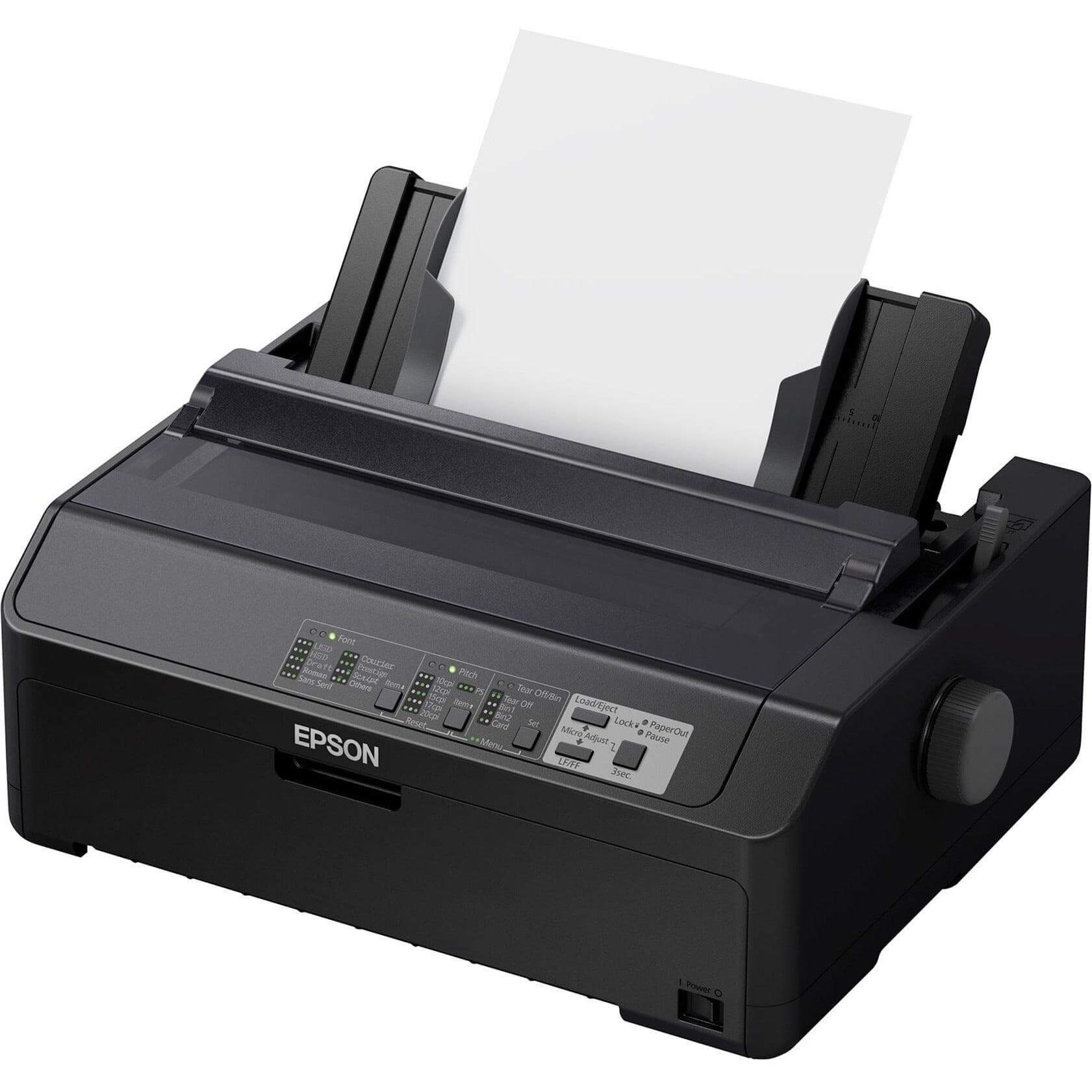 Epson LQ-590ii Dot Matrix Printer - Monochrome - 24 Pin - Parallel - USB - TonerParts