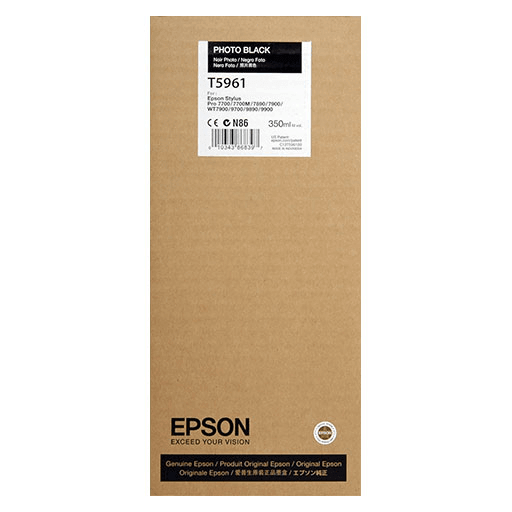 Epson T596100, T5961 OEM Ink Cartridge For Stylus Pro 7890 Photo Black - 350ML - TonerParts